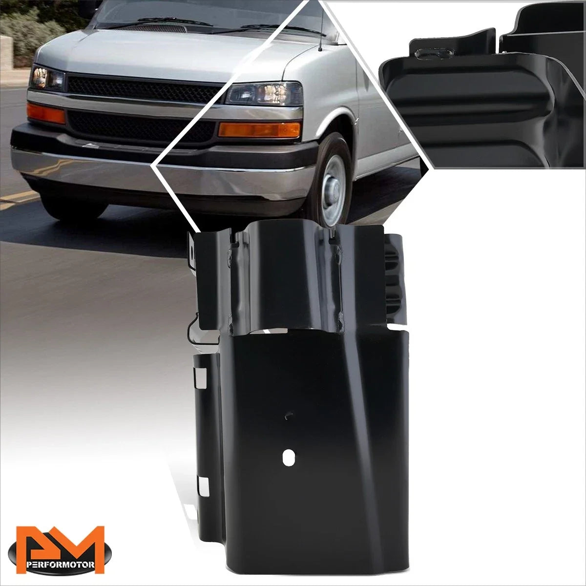 Front Left Outer Bumper Cover Bracket for Express/Savana 2500 3500 (2003–2023)