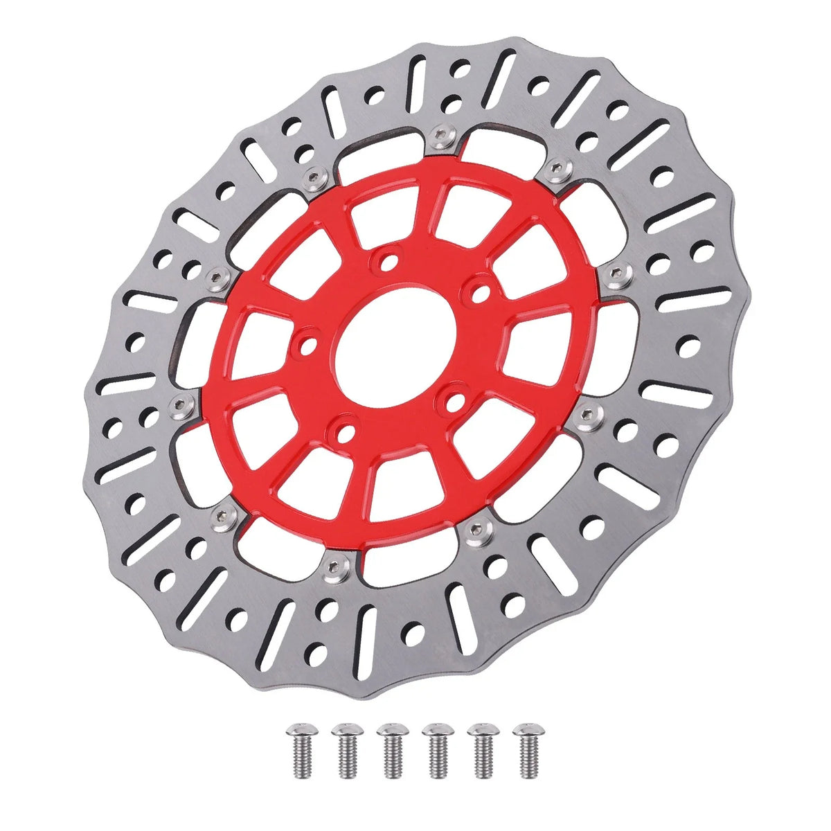 11.8" Front Brake Disc Rotor for Harley Softail Breakout Fat Bob (2015–2024) Red