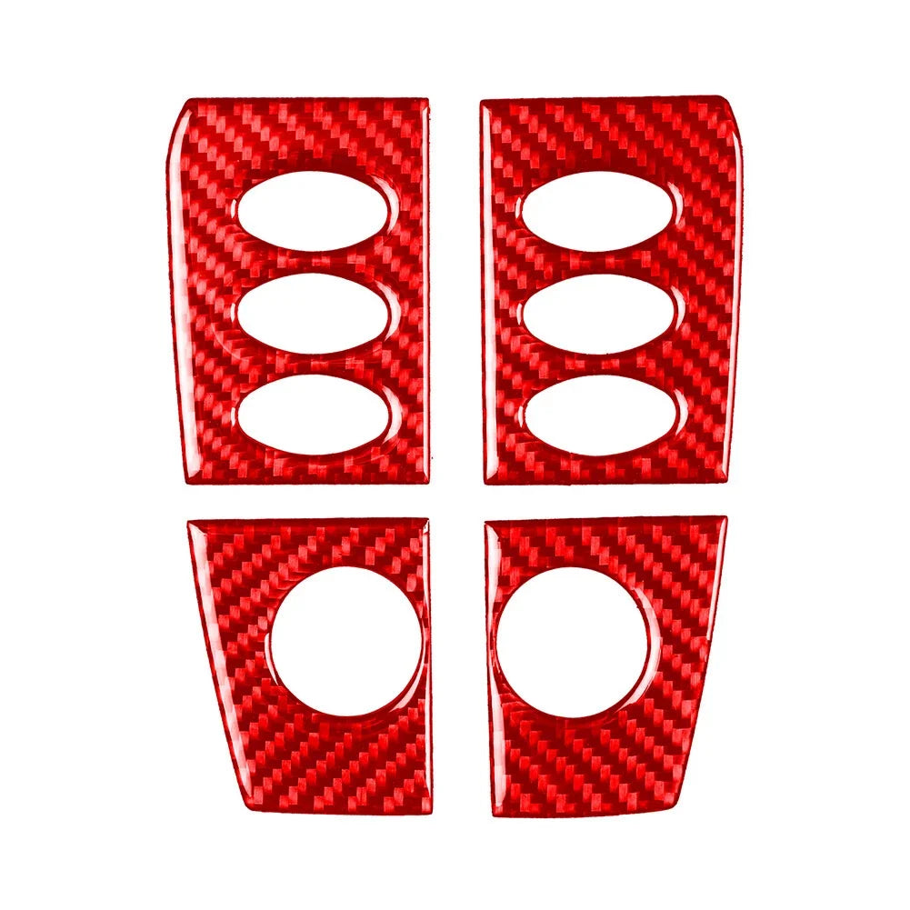 Set of 4 Radio Control Switch Panel Cover Trim for Porsche Boxster 996 (1998–2004)
