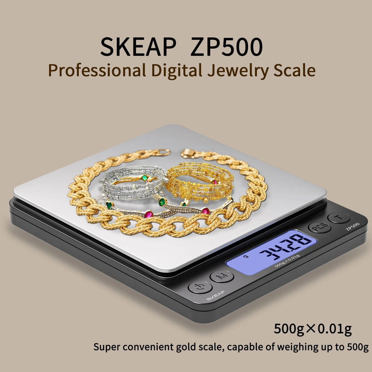 Digital Jewelry Scale for SKEAP (500g)