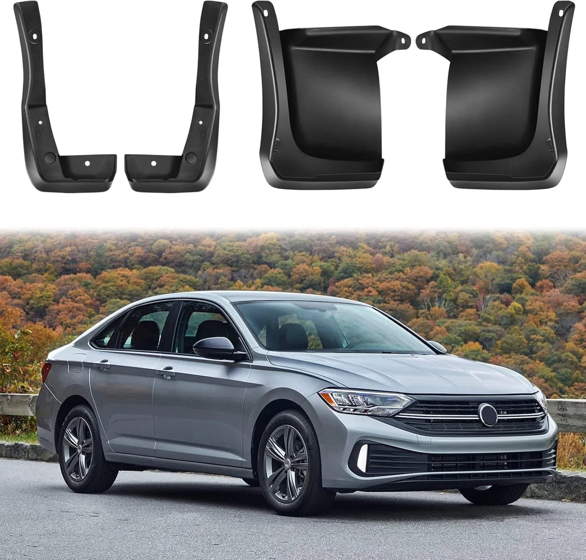 4X Mud Flaps Splash Guards for Honda Accord Sedan (2016–2017)