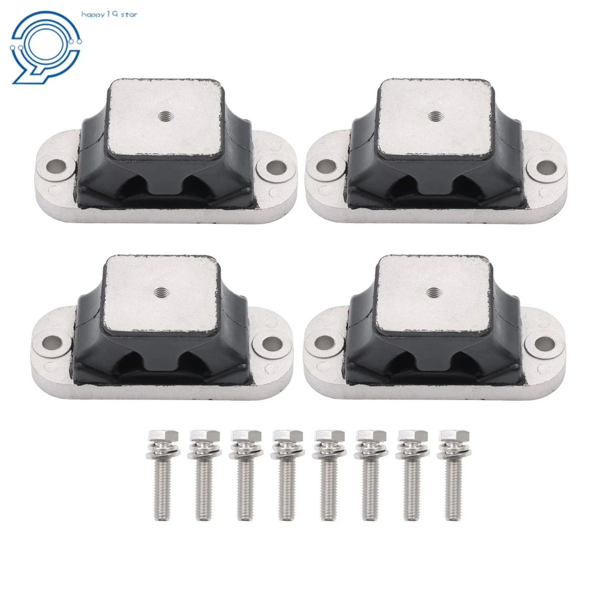 Set of 4 Engine Motor Mounts for Yamaha WaveRunner 1100 FX HO SHO (1999–2002)