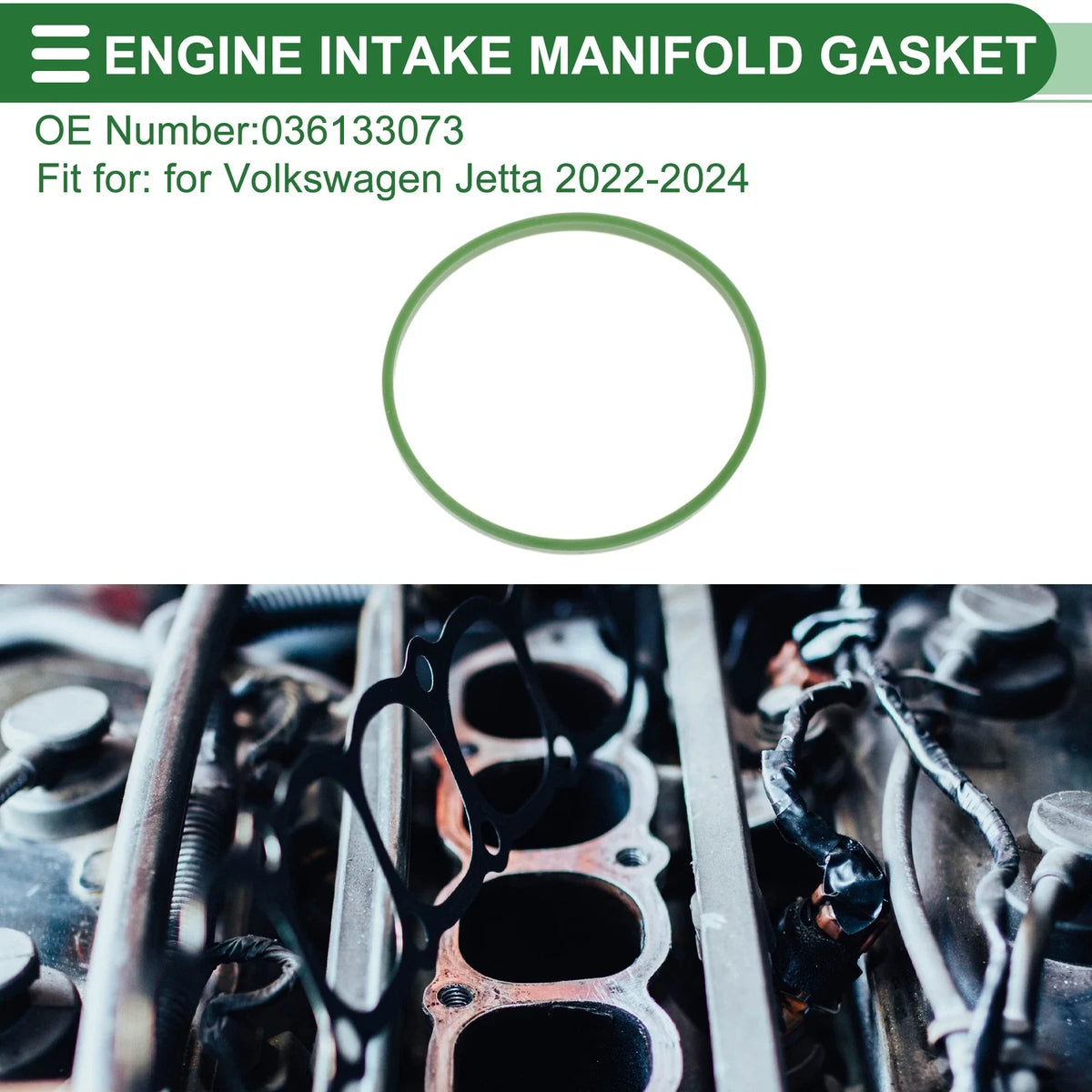 Engine Intake Manifold Gasket for Volkswagen Jetta (2022–2024) No. 036133073