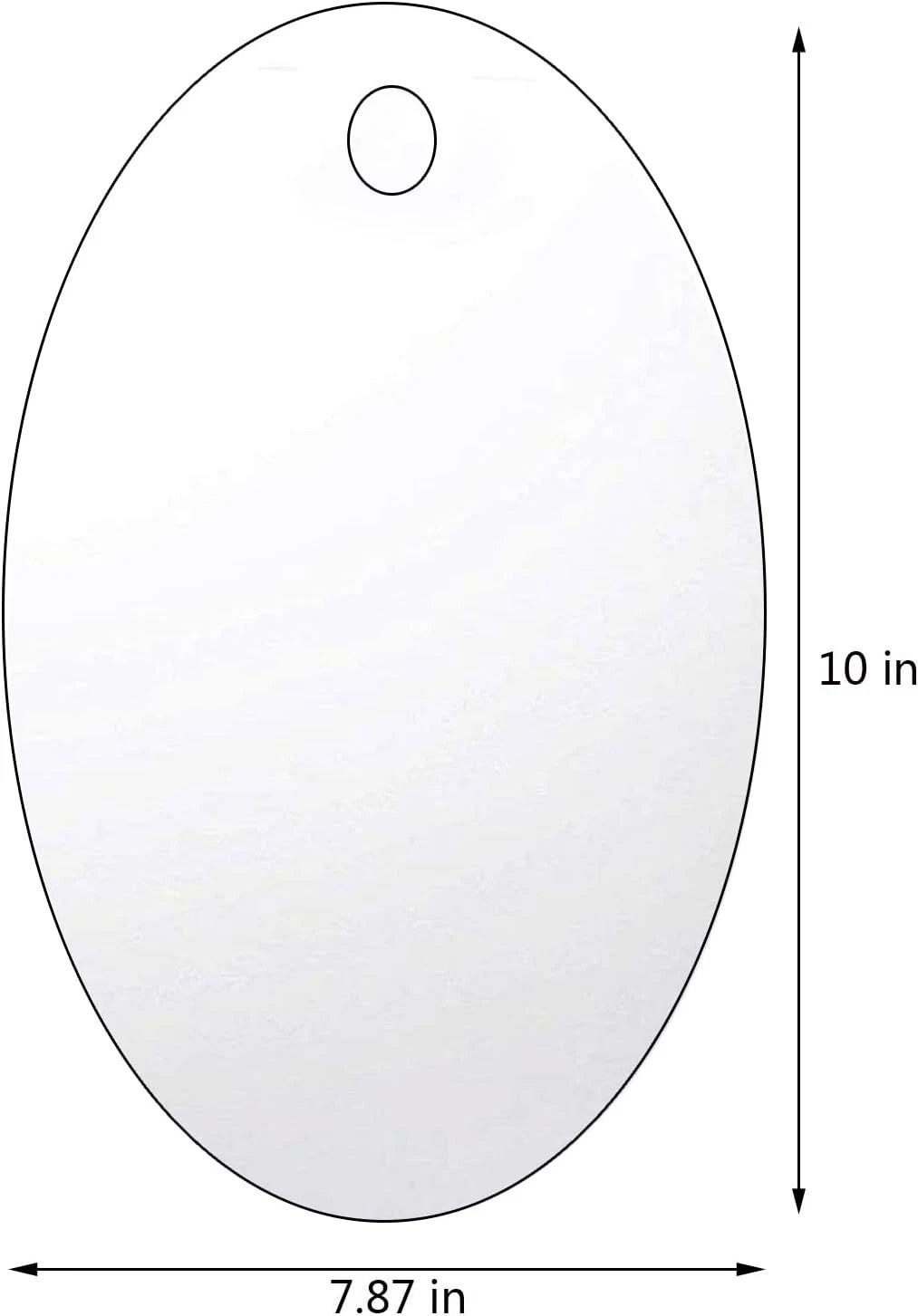Deluxe Anti-Fog Shower Mirror for Bathroom Shaving (No Part Numbers)