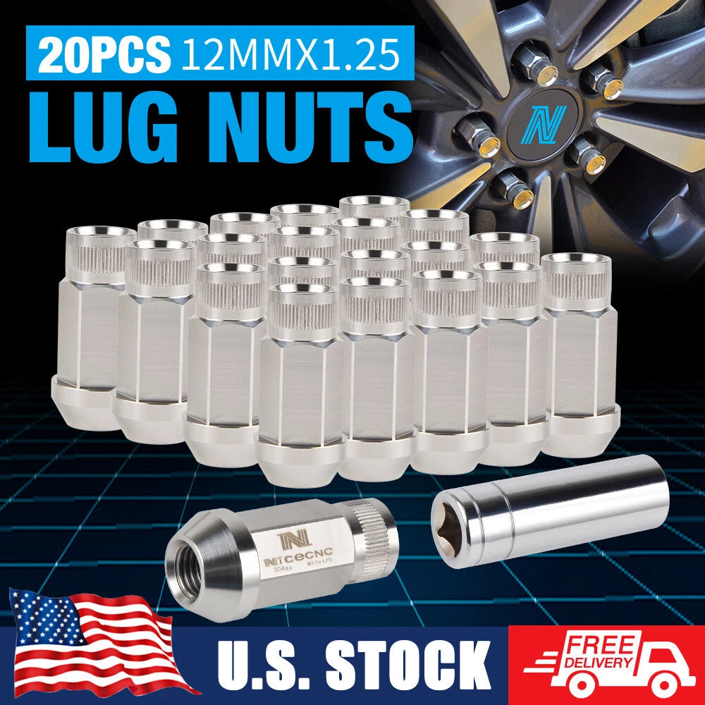 20X M12X1.25 Wheel Lug Nuts for