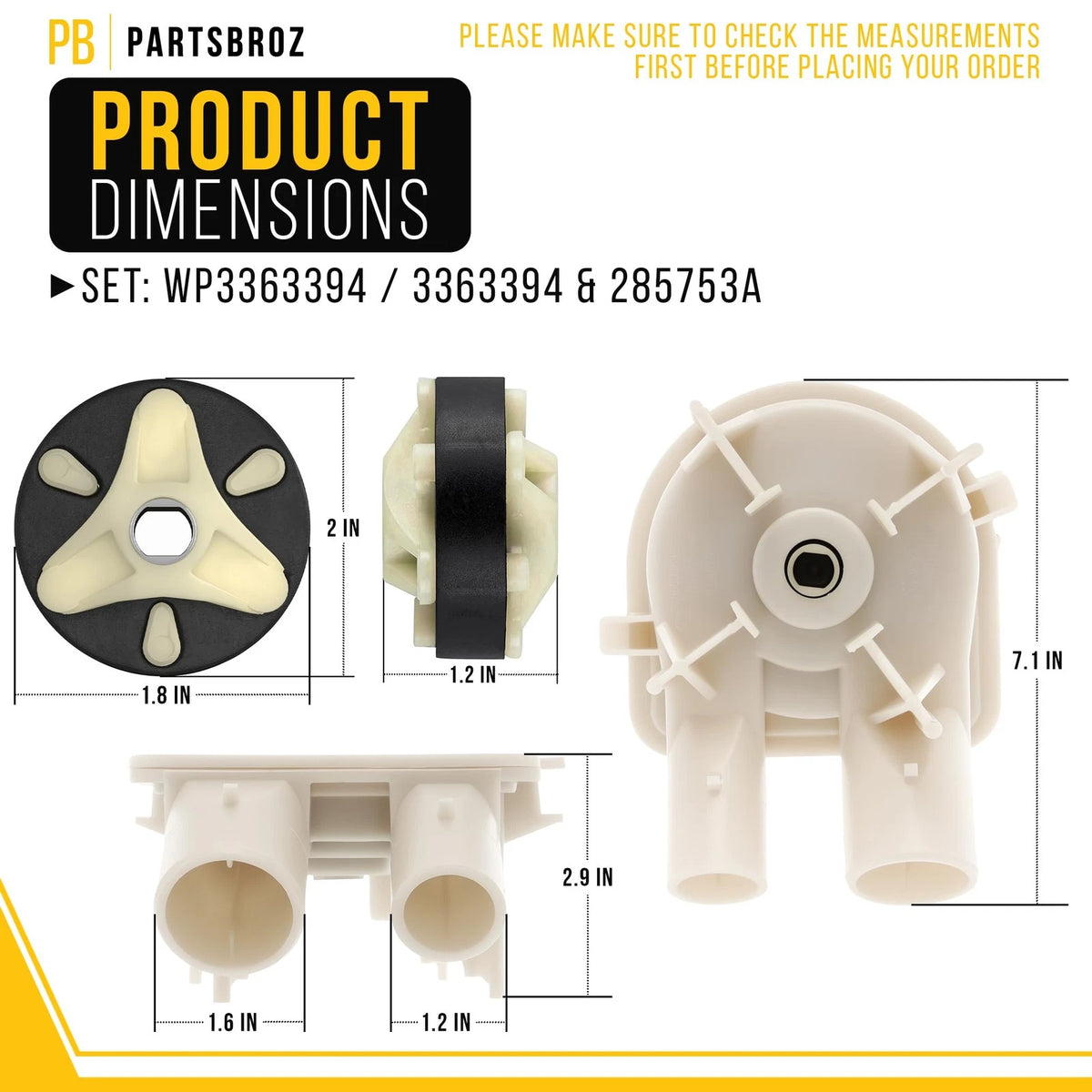 Washer Drain Pump for