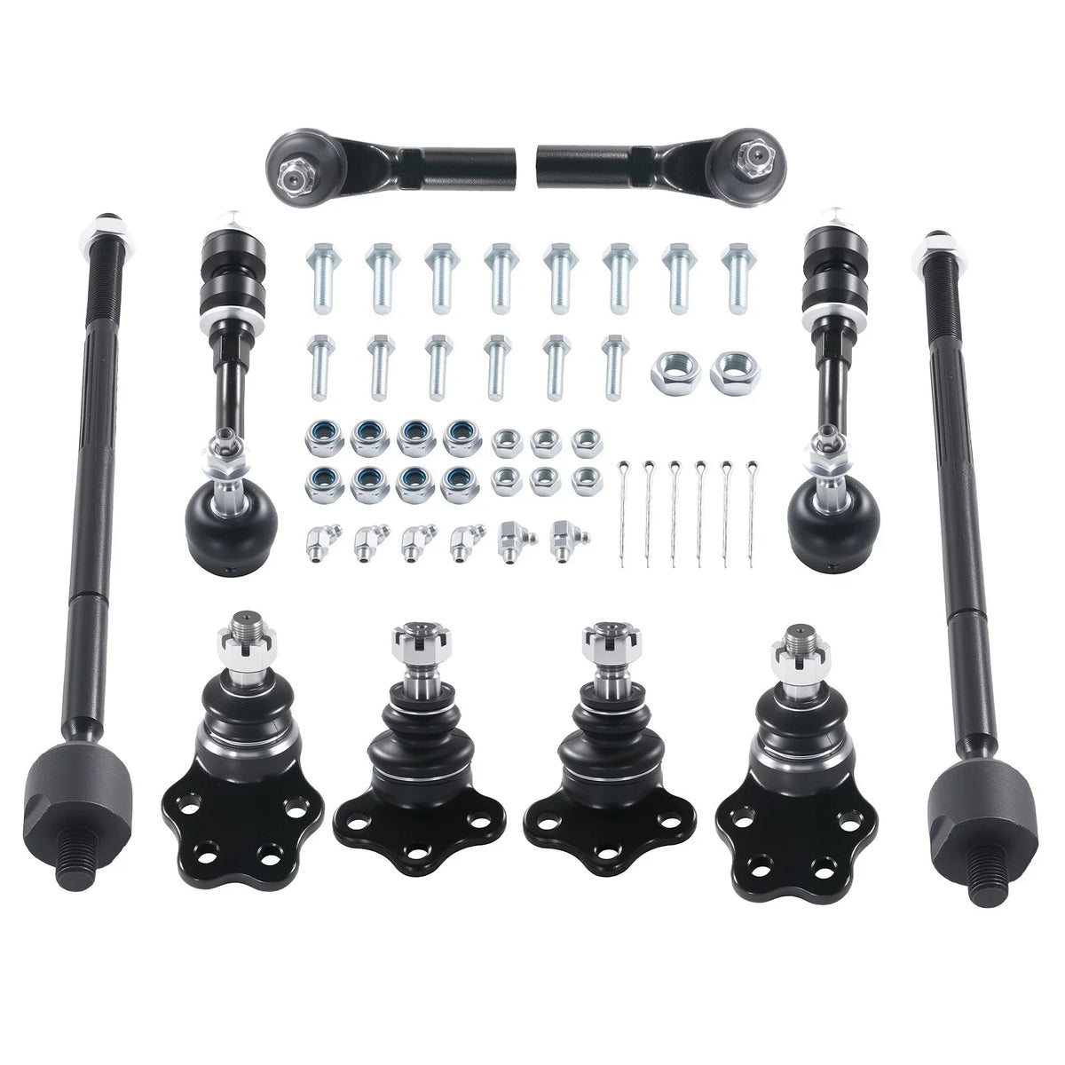 10x Front Ball Joint Inner Outer Tie Rod Sway Bar Kit for Dakota Durango (1997–1999)
