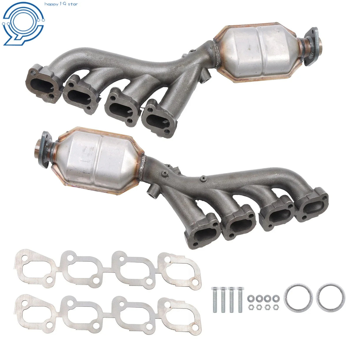 Set of 2 Catalytic Converters for Cadillac SRX STS V8 (2004–2009)