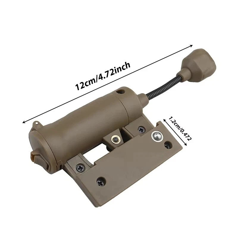 Flashlight Rail Light for MPLS Tactical Helmet