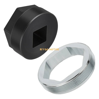 Steering Stem Bearing Holder Nut & Tool for Yamaha Banshee 350 (1987–2006)