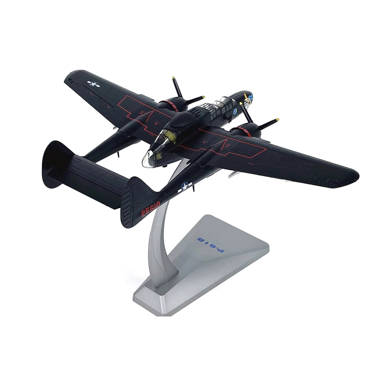 1/72 Scale P-61B Black Widow Fighter Model for WWII USA Air Force