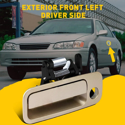 Outside Door Handle for Toyota Camry (1997–2001) Beige Front Driver Side