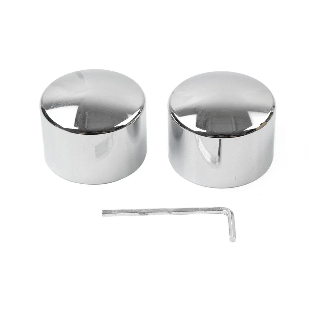 Front Axle Cap Nut Cover for Harley Touring Road King Street Glide Dyna