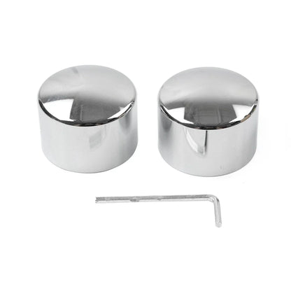 Front Axle Cap Nut Cover for Harley Touring Road King Street Glide Dyna