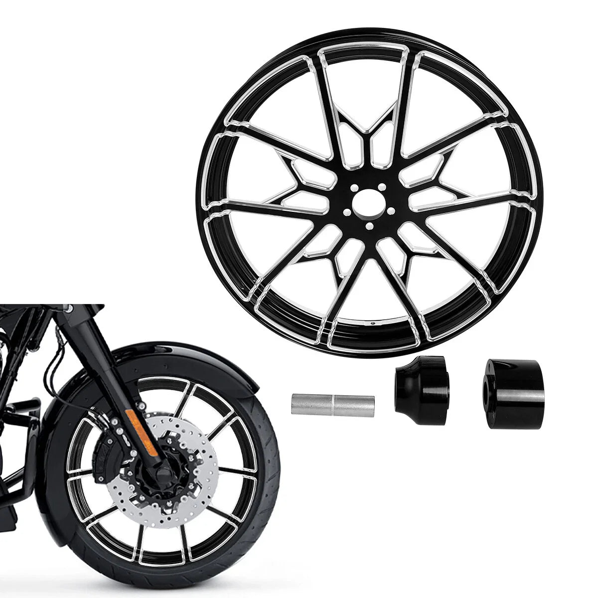 21x3.5" Front Wheel Rim Hub for Harley Electra Glide (1997–2021)