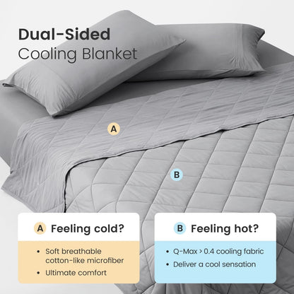 Cooling Blanket for Hot Sleepers Queen Size (Q-Max 0.45)