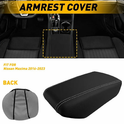 Center Console Lid Armrest Leather Cover for Nissan Maxima (2016–2023)