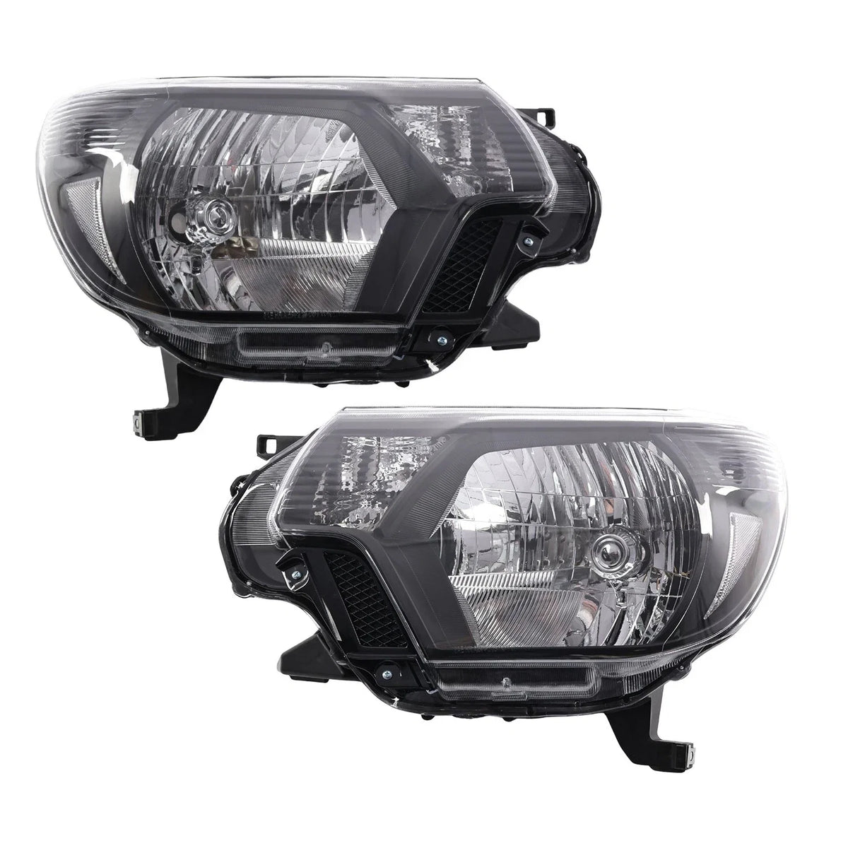 Pair of Black Headlights for Toyota Tacoma (2012–2015)