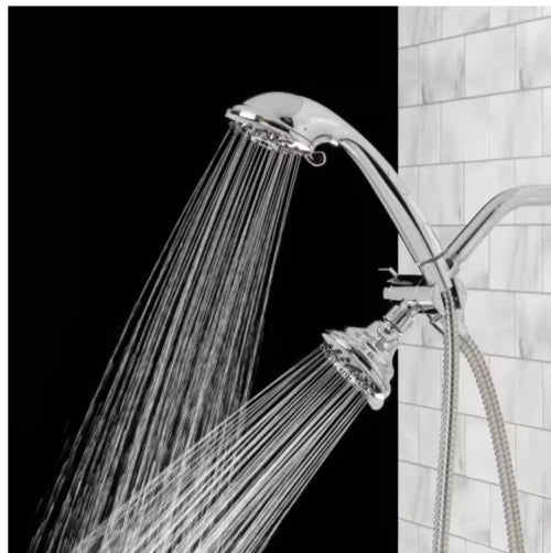 Chrome Dual Fixed & Handheld Showerhead Combo for Aqua Vista (C23)