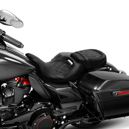 Low-Profile Rider Seats for Harley CVO Street Glide (2009–2023)