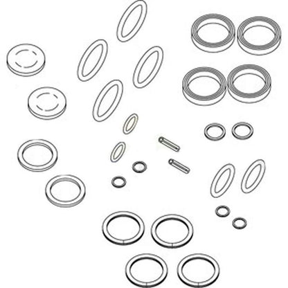 Iso Remote Coupler O-Ring Kit for 1020 1030 1130 1520 1530 1630 1640 1830 2020