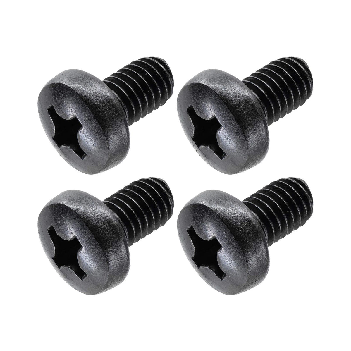 Black License Plate Screws for Audi VW (M6-1.0 X 8mm)