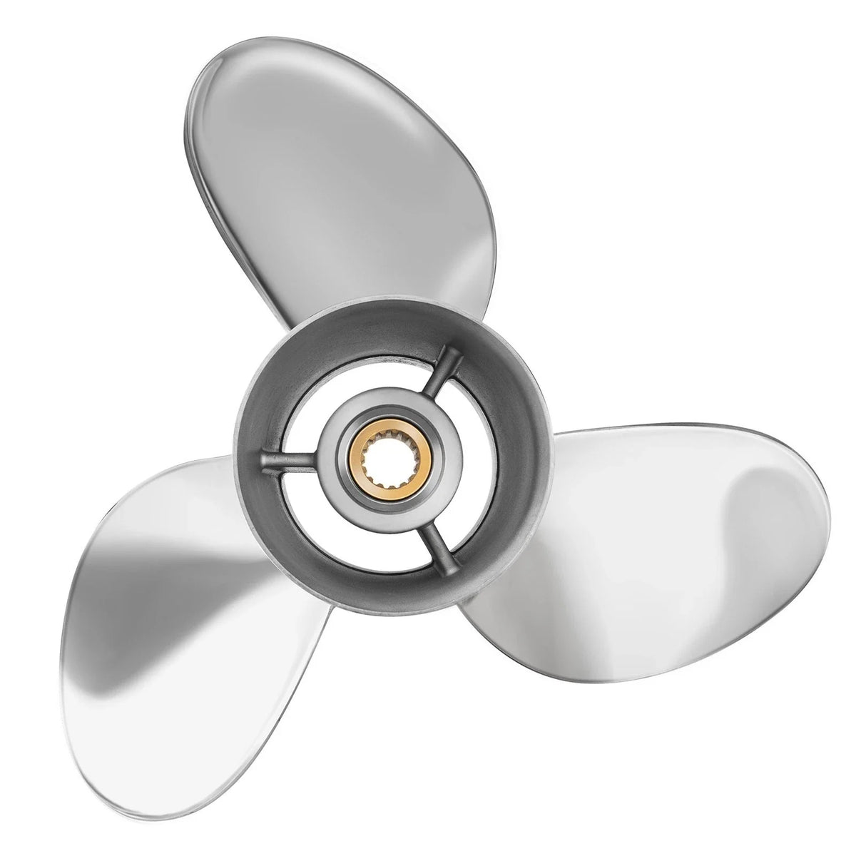 15 1/4x17 Stainless Boat Propeller for Mercruiser Mercury 135-300 HP (RH)