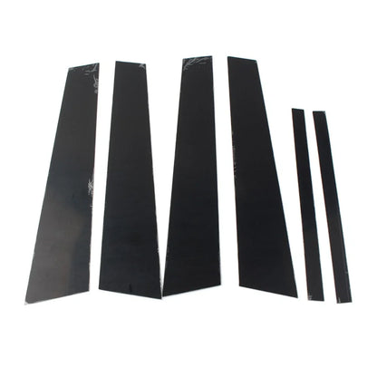 Set of 6 Door Window Pillar Trim Covers for BMW 3 Series E90 (2005–2012)