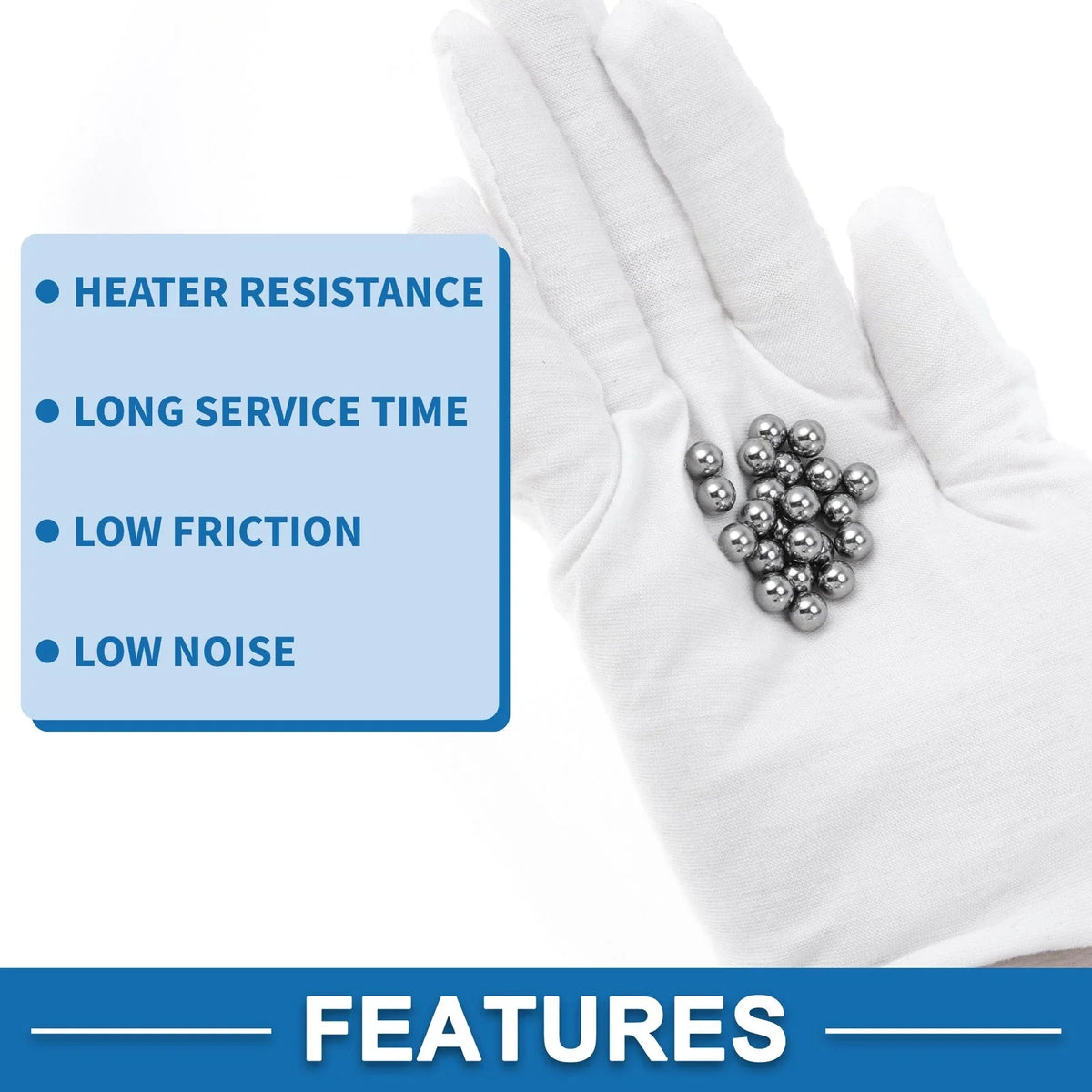 100 Pcs 6.0mm G100 Precision Ball Bearings for Automotive Applications