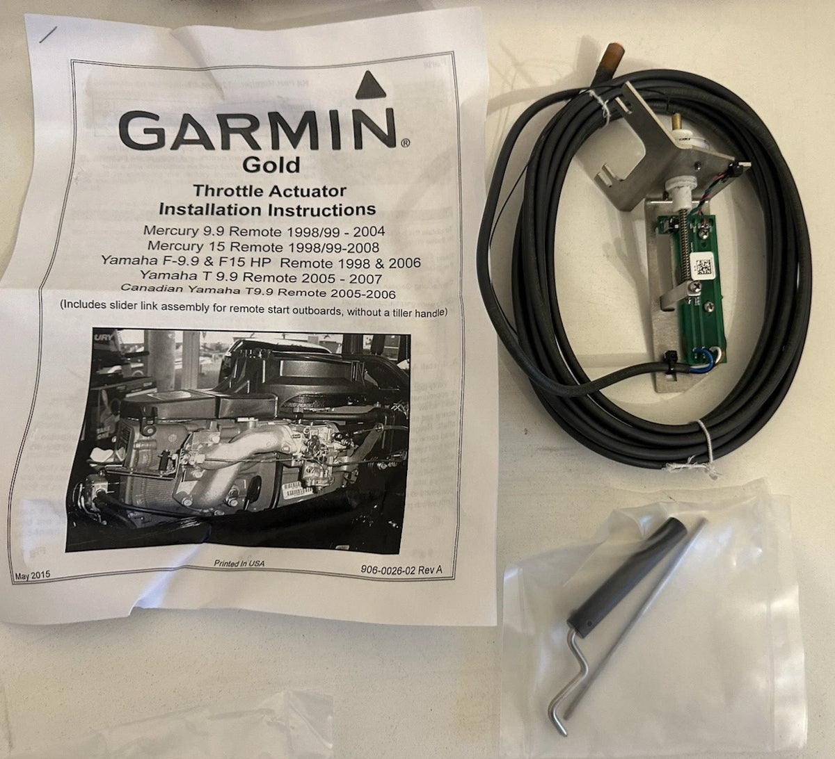 Garmin TR-1 Autopilot Throttle Actuator for Mercury 9.9 (120-7056-02)
