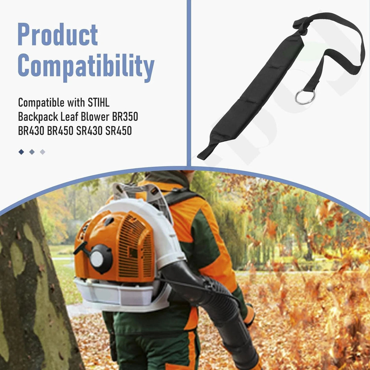 Shoulder Strap Harness for Stihl BR430 BR350 SR450 SR430