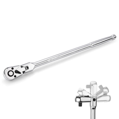 1/4 inch Drive Extra Long Flex Head Ratchet for Automotive
