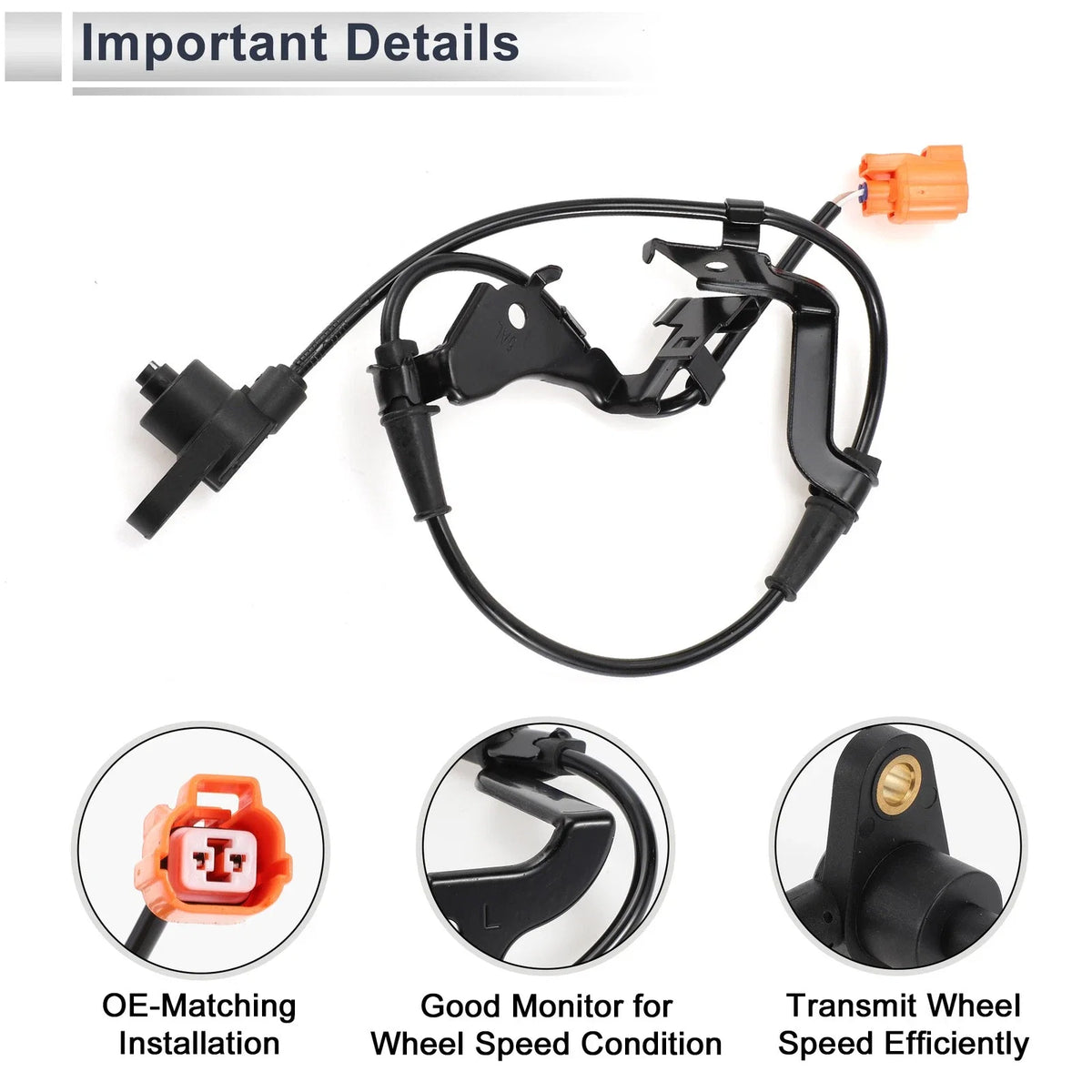 ABS Wheel Speed Sensor for Honda Civic L4 (2006–2011) No. 57455S5A023