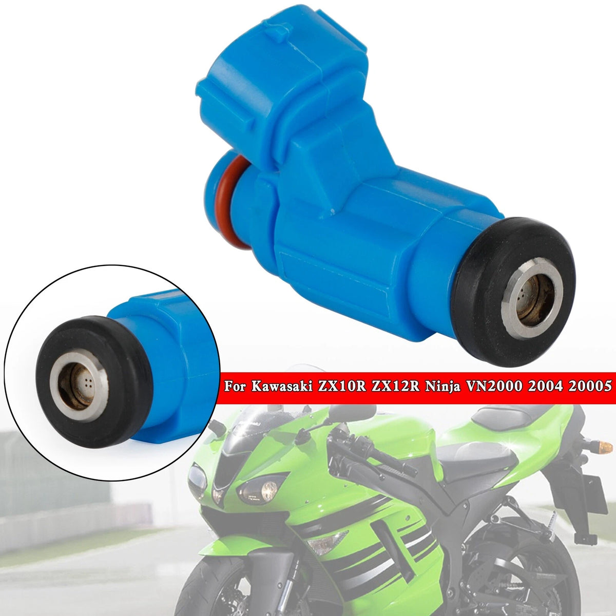 Set of 4 Fuel Injectors for Kawasaki STX 12F (2003–2007) STX 15F (2004–2016+) M586-A027