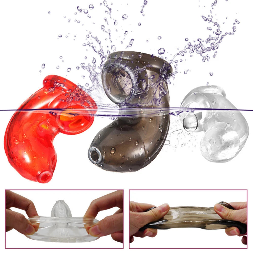 Anti Masturbation TPE Chastity Lock for Male (No Year Range)