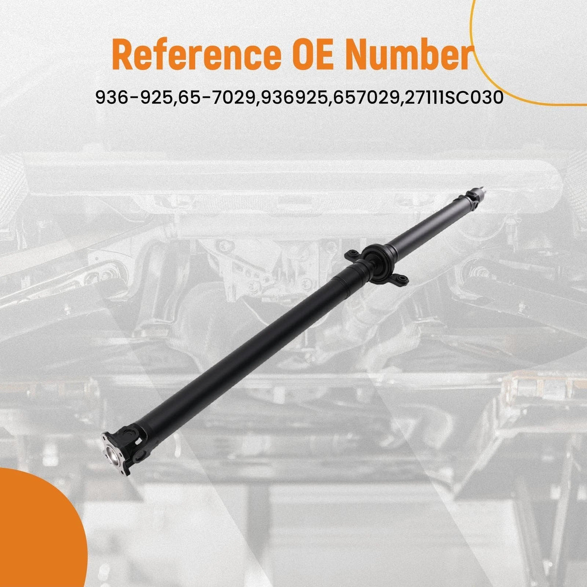 Propeller Drive Shaft Rear for Subaru Forester (2009–2013) H4 2.5L Manual