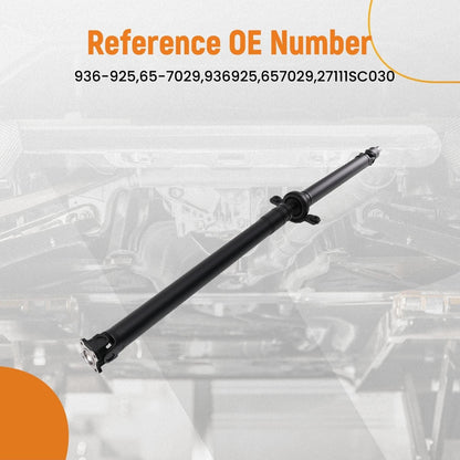 Propeller Drive Shaft Rear for Subaru Forester (2009–2013) H4 2.5L Manual