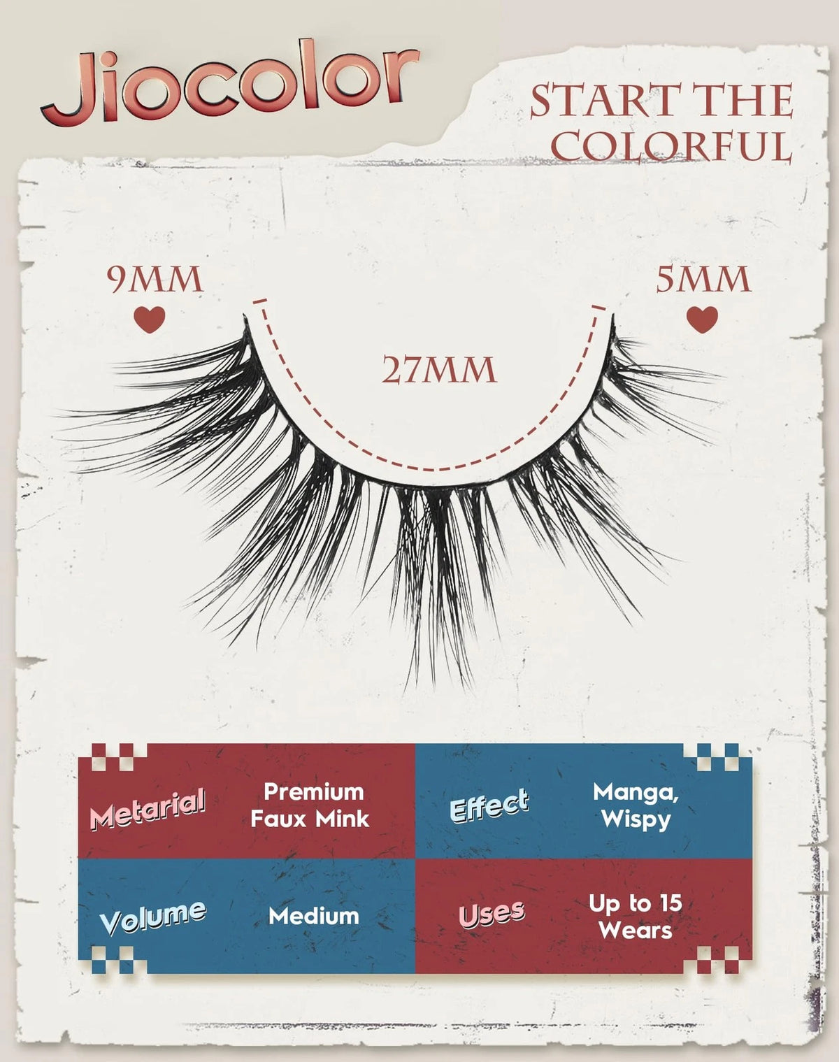 Natural Lashes That Look Like Extensions Strip for Universal Fit (Pack of 7)