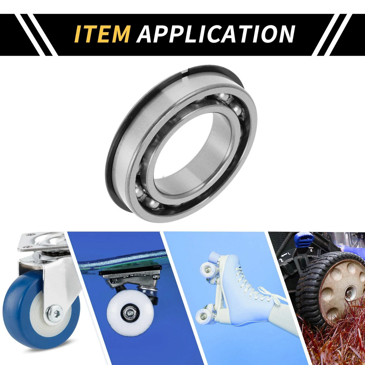 Deep Groove Ball Bearing P6 for Scooter Skateboard Wheel (40x68x15mm)