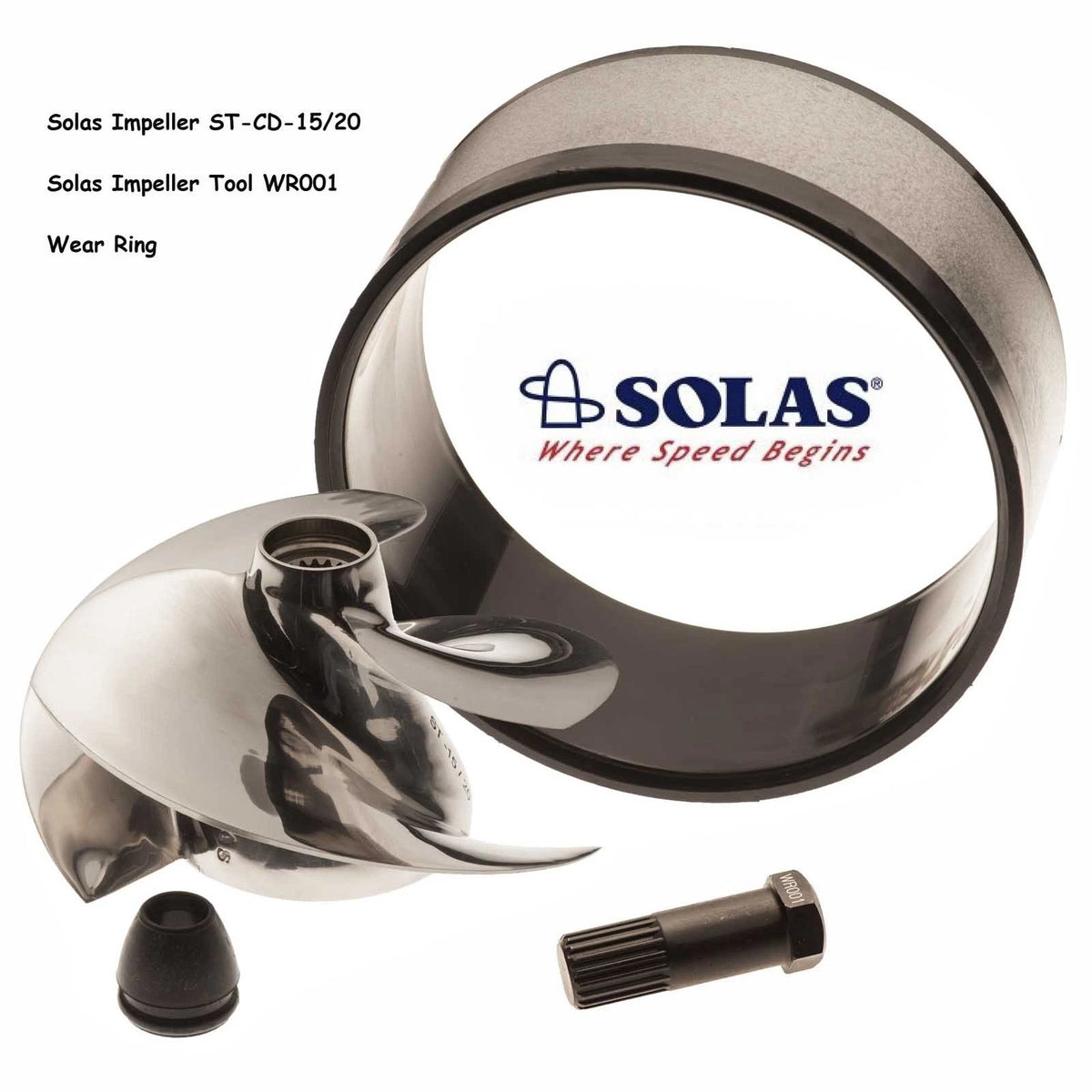 Solas Impeller ST-CD-15/20 for Sea Doo 951 Limited DI (112-22-001-K10)