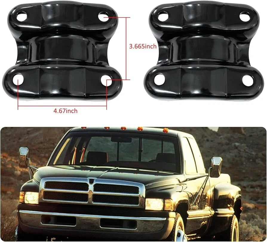 2X Rear Leaf Spring Plate for Dodge Ram 1500 2500 3500 (1995–2002) 52038459