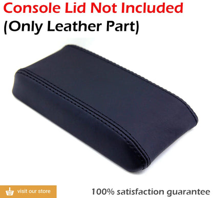 Center Console Armrest Cover for Toyota Celica (1982–1986) Black Leather