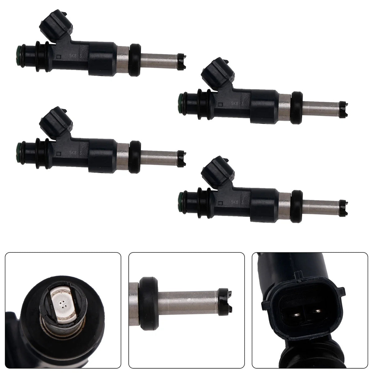 Set of 4 Fuel Injectors for Yamaha YZF-R1 (2004–2006) 5VY-13761-00-00