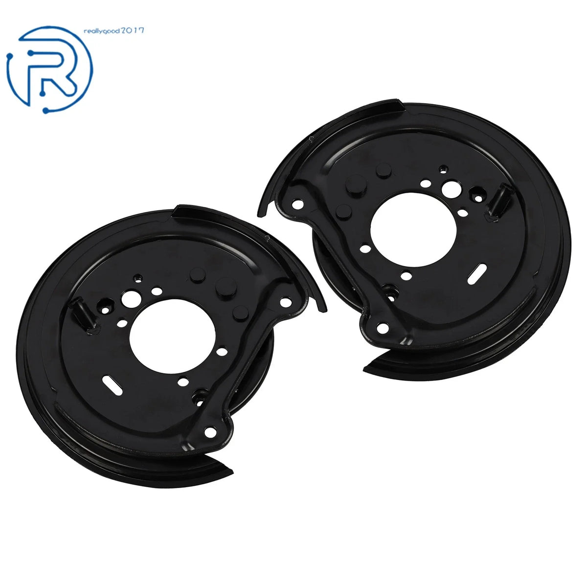 Set of 2 Rear Brake Rotor Backing Plates for Subaru Legacy Impreza (1992–2008) 698-416 698-417