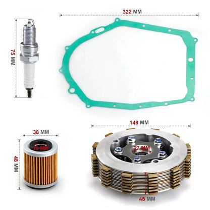 Complete Heavy Duty Clutch Assembly Kit for Yamaha Big Bear 350 (1987–1996)