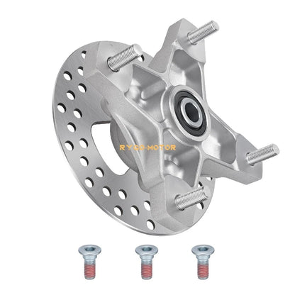 Front Wheel Hub & Brake Disc Rotor Set for Honda TRX250X TRX400X (2009, 2011–2014)