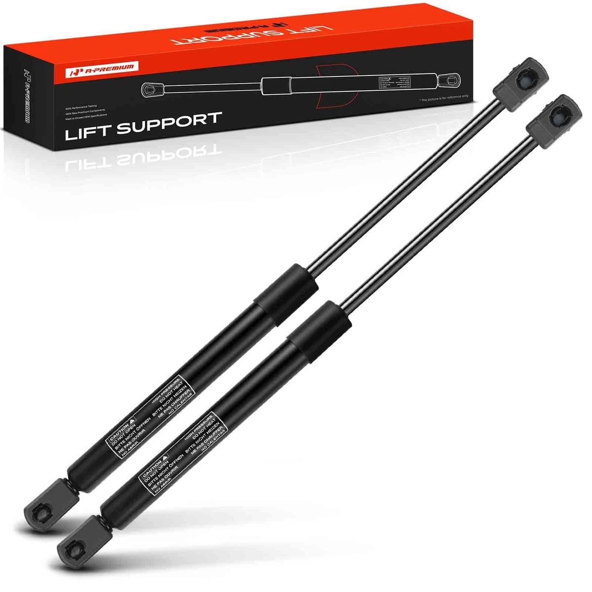 2X Front Hood Lift Support Strut for Ford F-250 F-350 Super Duty (2011–2016) BC3Z16C826B, BC3Z16C826A, 6196