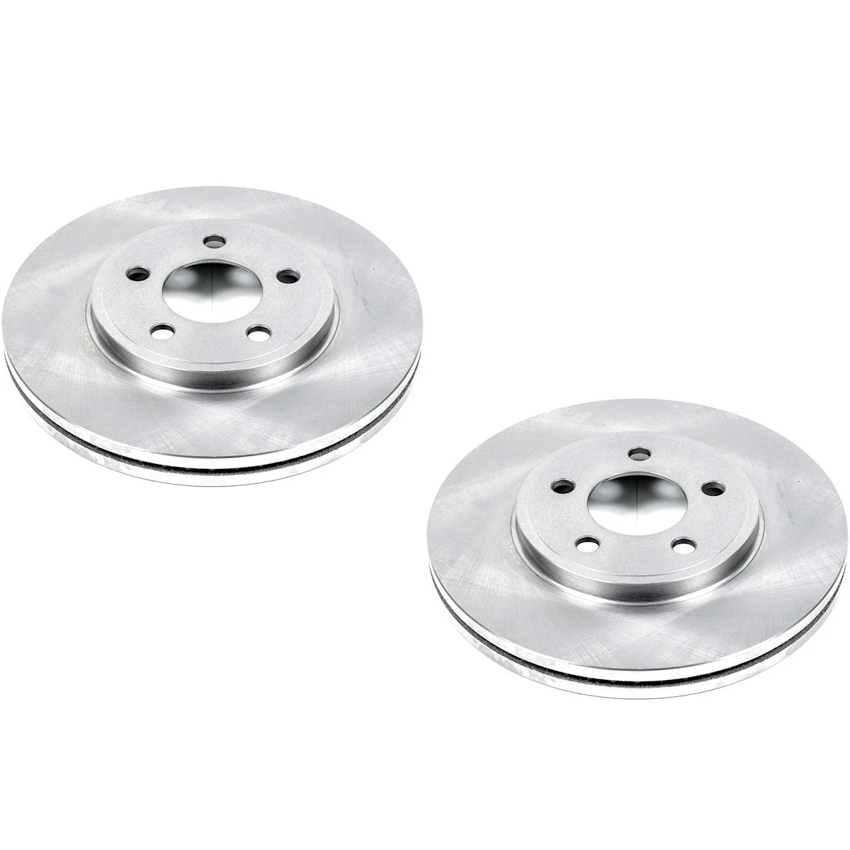 Set of 2 Powerstop Brake Discs Front for Lincoln Town Car (2003–2011)