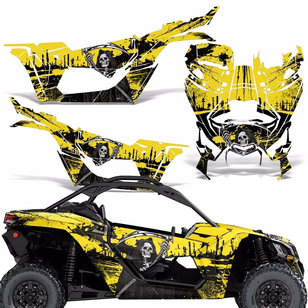 UTV Graphics Decals Stickers for Can-Am Maverick X3 XDS XRS 2DR (2016–2023)