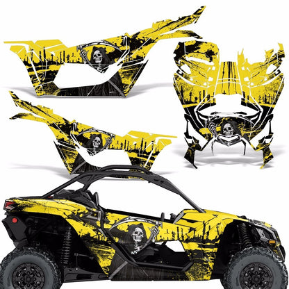 UTV Graphics Decals Stickers for Can-Am Maverick X3 XDS XRS 2DR (2016–2023)